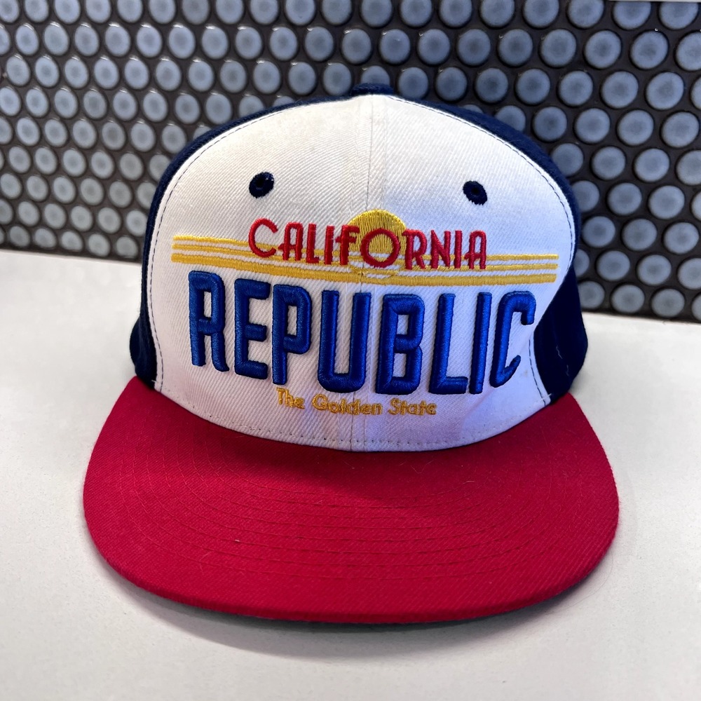 California Republic The Golden State 1850 CALI Snapback Hat Cap clothing Wang